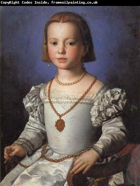 Agnolo Bronzino Portrait of Bia